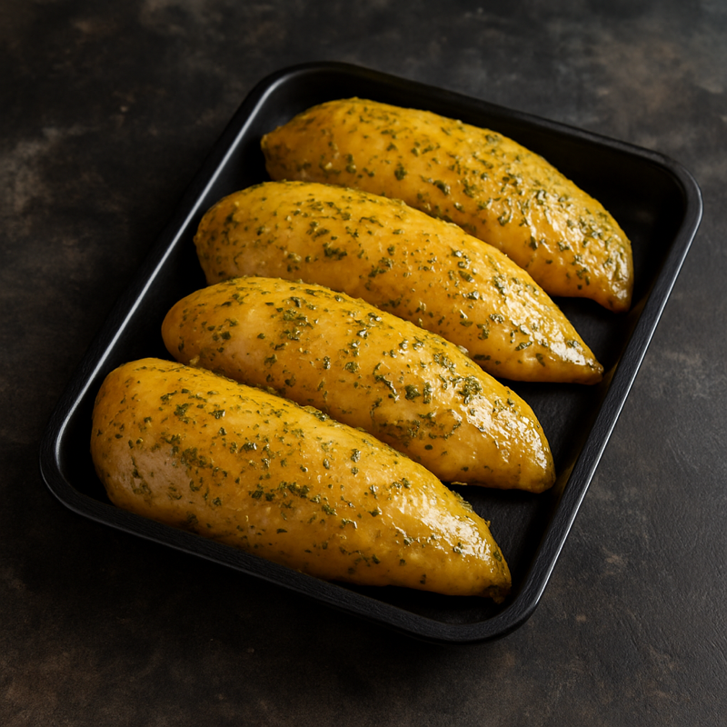 marinated chicken breast in bath