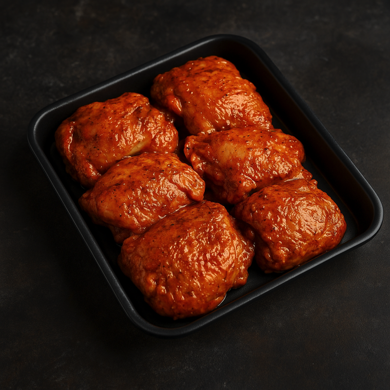 marinated chicken legs boneless in bath