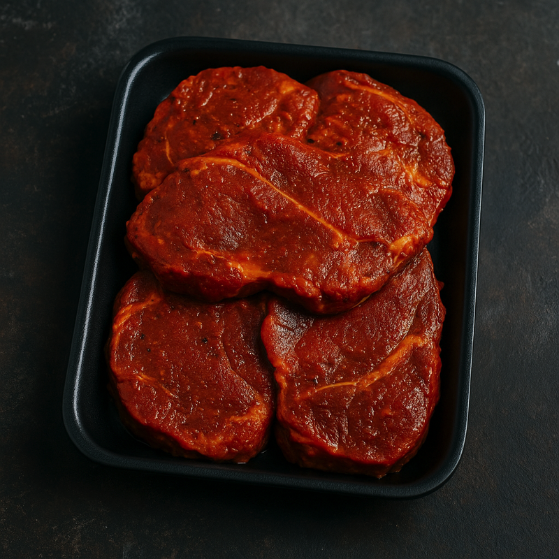 Marinated Pork Collar in Bath